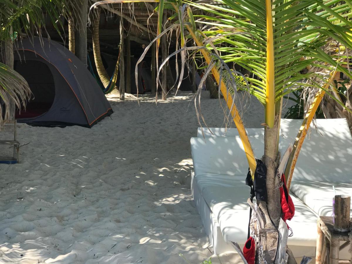Chavez Eco Beach Camping And Cabanas Tulum Exterior foto